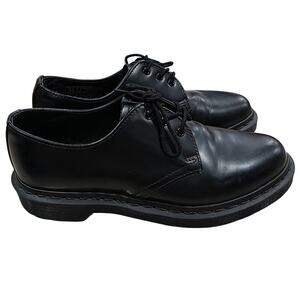 Dr Martens 1461 Mono Smooth Leather Oxford Shoes Black size 7M/8W Lace Tie Up
